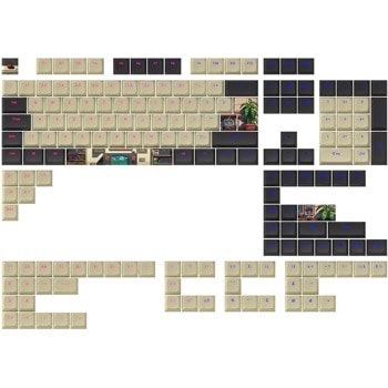 Капачки за механична клавиатура Dark Project Arcade PBT, 177-Keycap Set, съвместими с US ANSI и UK ISO подредби клавиатури | JAR Computers Dark Project Arcade PBT - ANSI & ISO