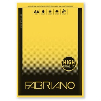 Копирен картон Fabriano, A4, 160 g/m2, жълт, 50 листа image