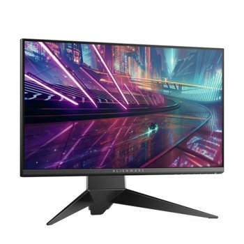 Монитор Dell Alienware AW2518HF, 24.5" (62.23 cm) TN панел, 240Hz, Full HD, 1ms, 400 cd/m2, DisplayPort, HDMI, USB | JAR Computers Dell Alienware AW2518HF