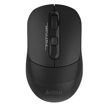 Мишка A4tech FB10C Fstyler Stone Black, безжична, оптична (2400dpi), Bluetooth, Wireless, черна, литиево-йонна батерия image