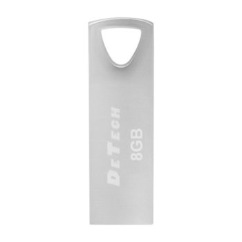 Памет 8GB USB Flash Drive, DeTech, USB 3.0, сребриста | JAR Computers DeTech USB Флаш памет DeTech, 8GB