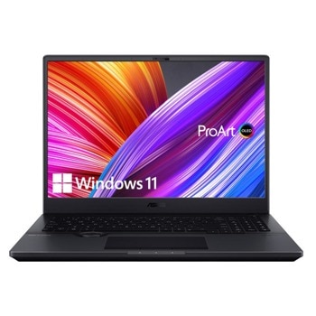 Лаптоп Asus ProArt Studiobook 16 OLED H7600HM-OLED-L751X (90NB0VD1-M002U0), осемядрен Tiger Lake Intel Core i7-11800H 2.3/4.6 GHz, 16" (40.64 cm) 4K/UHD OLED Glare Display & GF RTX 3060 6GB, (HDMI), 32GB DDR4, 2TB SSD, Windows 11 Pro | JAR Computers Asus ProArt Studiobook 16 OLED H7600HM-OLED-L751X