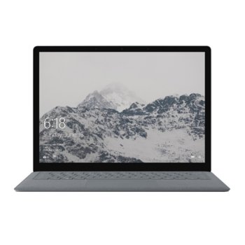Лаптоп Microsoft Surface (DAL-00012)(сив), двуядрен Kaby Lake Intel Core i7-7660U 2.5/4.0 GHz, 13.5" (34.29 cm) WQHD 10 point multi-touch Corning Gorilla Glass 3 Glare Display, (mDP), 16GB, 512GB SSD, 1x USB 3.0, Windows 10 S | JAR Computers Microsoft Surface DAL-00012