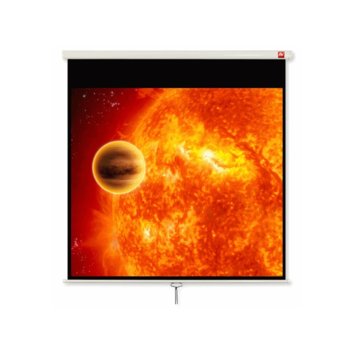 Екран Avtek Video 175, ръчен за монтаж на стена или таван, Matt White, 1750 x 1750 мм, 84", 4:3 | JAR Computers Avtek Video 175
