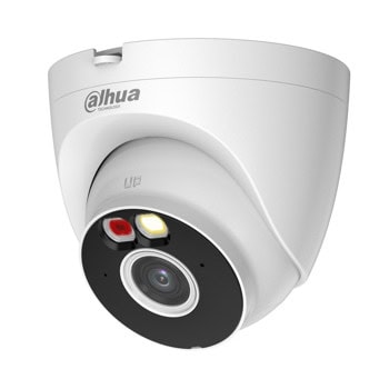 IP камера Dahua T4A-PV-0360B, куполна камера, 4MPix(2560x1440@30fps), 3.6mm обектив, H.265+/H.265/H.264+/H.264/H.264H/H.264B, IR осветеност (до 30 метра), външна IP67, Wi-Fi, LAN, microSD слот до 256GB, вградени микрофон и говорител | JAR Computers Dahua T4A-PV-0360B Turret