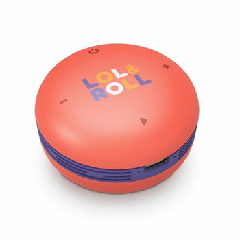 Тонколона Energy Sistem Lol&Roll Pop Kids (454983), 1.0, 5W RMS, Bluetooth, оранжева, време на работа до 3 часа | JAR Computers Тонколона Energy Sistem Lol&Roll Pop Kids 454983