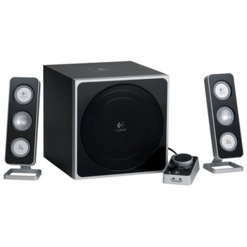 2+1 Logitech Z4, 23W+2x8.5W, жично дистанционно | JAR Computers 2+1 Logitech Z4, 23W+2x8.5W, жично дистанционно