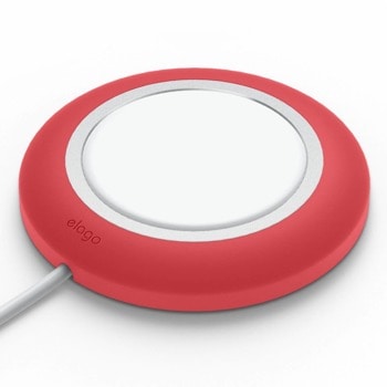 Силиконова поставка Charging Pad for MagSafe red