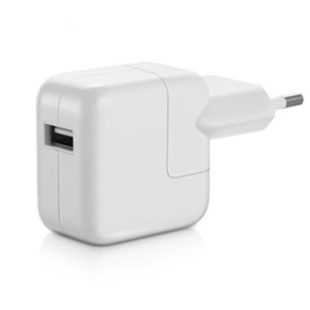 Зарядно устройство Apple A1401 за iPhone/iPad/iPod, 12W, 5.2V/2.4A, USB(ж), бяло, BULK image