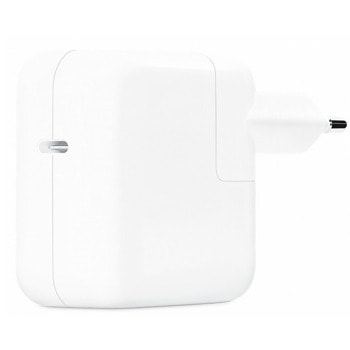 Зарядно устройство Apple USB-C Power Adapter, от контакт към 1x Type-C(м), 30W, бяло | JAR Computers Apple USB-C Power Adapter - 30W