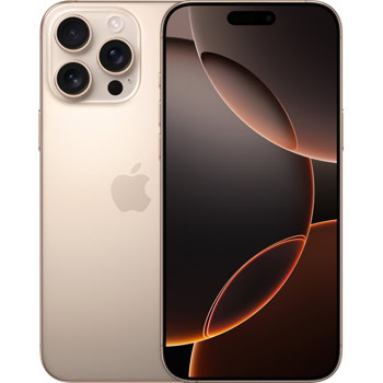 Смартфон Apple iPhone 16 Pro (Desert Titanium), поддържа 2 SIM карти, 6.3" (16.00cm) Super Retina XDR OLED Dolby Vision 120Hz дисплей, шестядрен Apple A18 Pro 4.04GHz, 8GB RAM, 256GB Flash памет, 48 + 12 + 48 & 12 Mpix камери, iOS, 199g | JAR Computers Apple iPhone 16 Pro Desert Titanium 256GB MYNK3ZD