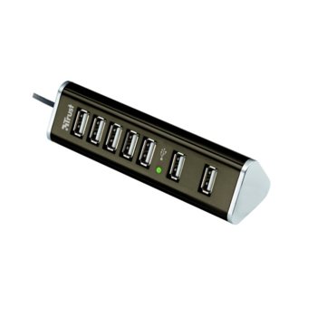 USB Hub, Trust Pyramid, 7Port, USB 2.0 | JAR Computers Trust Pyramid 7 Port USB 2.0 Hub 15140