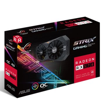Видео карта AMD Radeon RX 570, 4GB, Asus ROG STRIX GAMING OC, PCI-E 3.0, GDDR5, 256-bit, DisplayPort, HDMI, DVI | JAR Computers ASUS ROG-STRIX-RX570-O4G-GAMING