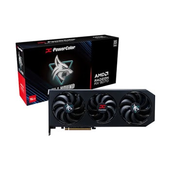 Видео карта AMD Radeon RX 9070, 16GB, PowerColor Hellhound, OC, PCI-E 5.0, GDDR6, 256-bit, DisplayPort, HDMI | JAR Computers PowerColor RX9070 16G-L/OC