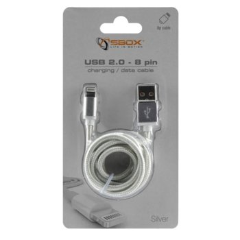 Кабел SBOX IPH7-S USB A(м) към Lightning(м)