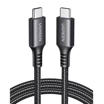 Кабел Ugreen US567, от USB-C(м) към USB-C(м), 1m, 60W, черен | JAR Computers Ugreen US567 15373