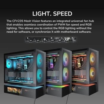 Cougar Gaming CFV235 Mesh Vision CGR-2DA4W-MV