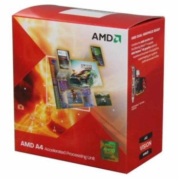 A4 3400 Dual Core CPU BOX