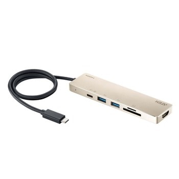 Докинг станция Aten UH3239, от 1x USB C към 2x USB A, 1x USB C(PD), 1x HDMI, 1x SD/MicroSD четец, сребриста | JAR Computers Aten UH3239