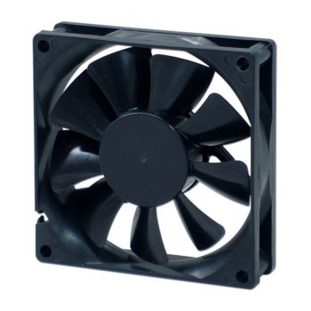 Вентилатор 80мм, EverCool EC8025M12BA, 2Ball, 3 Pin Molex, 2500rpm | JAR Computers EverCool EC8025M12BA