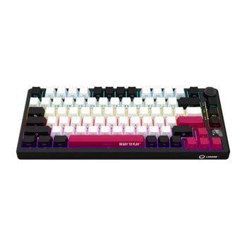 Lorgar KBP7075W Black/red LRG-KBP7075W-BK-US