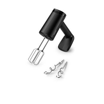 Миксер Philips HR3781/00, 500W, 5 степени на работа, с турбо функция, бъркалки за тесто, черен | JAR Computers Миксер Philips HR3781/00