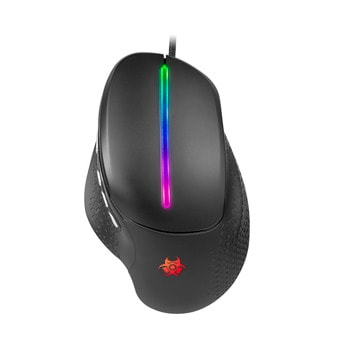 Мишка Tracer GameZone Snail, оптична (6400 dpi), USB, черна, RGB подсветка, гейминг, 7 бутона | JAR Computers Мишка Tracer GameZone Snail TRAMYS46766