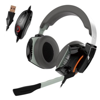 Слушалки Gamdias Hephaestus P1 RGB, микрофон, 7.1 surround, USB, сиви | JAR Computers Gamdias Hephaestus P1 RGB HEPHAESTUS-P1