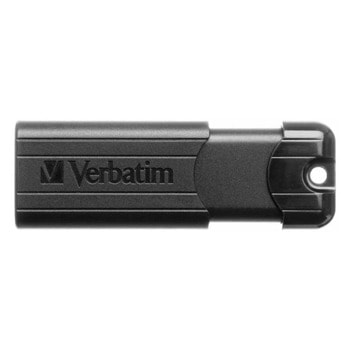 Памет 16GB USB Flash Drive, Verbatim Pinstripe (49316), USB 3.2, черна | JAR Computers Verbatim 16GB USB 3.2 Pinstripe 49316