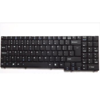 Клавиатура за лаптоп Asus съвместима със серия N43, UL30, UL30A, UL30VT, U35, black, US / UK, кирилица | JAR Computers Клавиатура за лаптоп Asus N43 UL30 UL30A