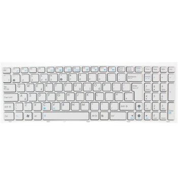 Клавиатура за ASUS N60 N70 K53 G72 F50 WHITE UK