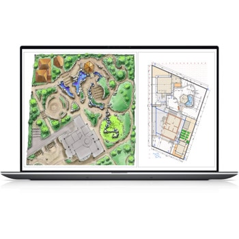 Лаптоп Dell Precision 5770 (N202P5770EMEA_VP)(сив), четиринадесетядрен Intel Core i7-12800H 2.4/4.8GHz, 17.0" (43.18 cm) UHD+ Touchscreen 60Hz Anti-Glare Display & RTX A3000 12GB, (Thunderbolt 4), 32GB DDR5, 512GB SSD, Windows 11 Pro | JAR Computers Dell Precision 5770 N202P5770EMEA_VP