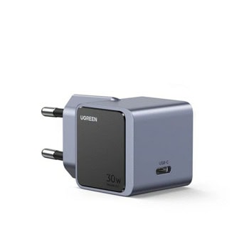 Зарядно устройство Ugreen X503, от контакт към 1x USB-C(ж), 20V/1.5A, сиво, QC4+, 30W | JAR Computers Ugreen X503 35041