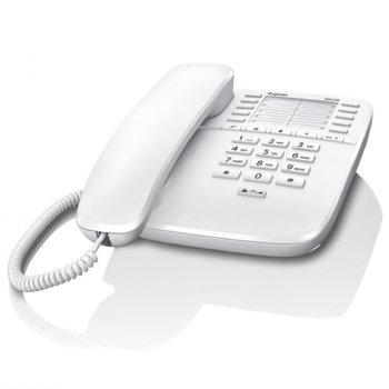 Стационарен телефон Gigaset DA510, 1 линия, бял image