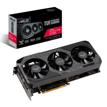 Видео карта AMD Radeon RX 5700, 8GB, Asus TUF Gaming X3 OC Edition, GDDR6, 256bit, Display Port, HDMI | JAR Computers Asus TUF Gaming X3 Radeon RX 5700 OC Edition 8GB