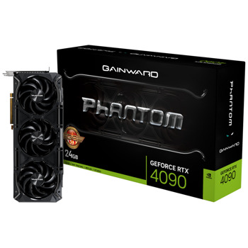 Видео карта Nvidia GF RTX 4090, 24GB, Gainward Phantom GS, PCI-E 4.0, GDDR6X, 384-bit, DisplayPort, HDMI | JAR Computers GeForce RTX 4090 Phantom GS NED4090S19SB-1020P