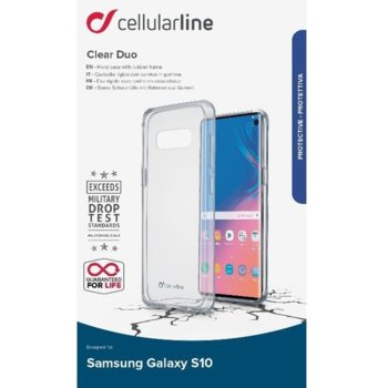 Cellular Line ClearDuo for Samsung Galaxy S10