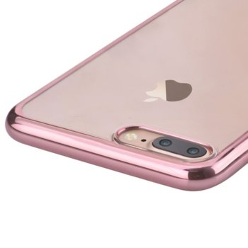 Devia Glitter Soft iPhone 7 Plus Gold/Pink DC27621