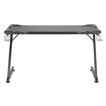 Компютърно бюро Nitro Concepts Nemesis II, 1400 x 770 x 600 mm, поставка за слушалки и напитка, два кабелни отвора, черно | JAR Computers Nitro Concepts Nemesis II - Black/Blue