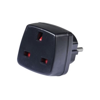 Преходник Vivanco 28693, от UK към гнездо шуко, детска защита | JAR Computers Vivanco 28693