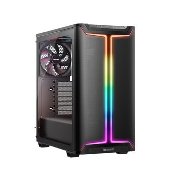 Кутия be quiet! Pure Base 501 DX, ATX/mATX/Mini-ITX, 1x USB 3.2 Type-C, 2x 140 mm вентилатора, черна, с прозорец, без захранване | JAR Computers Кутия be quiet! Pure Base 501 DX черна