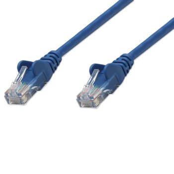 Пач кабел Intellinet Cat.6 0.5m UTP син