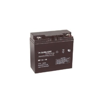 Акумулаторна батерия Sunlight SP 12-18, VRLA, 12V, 18Ah, F2 конектори | JAR Computers Sunlight SP 12-18