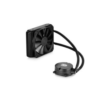 Водно охлаждане за процесор, DeepCool Maelstrom 120K, съвместимо с LGA2011, LGA1366, LGA1156, LGA1155, LGA1150 (до 150W), FM2+, FM2, FM1, AM3+, AM3, AM2+, AM2 (до 140W) | JAR Computers DeepCool Maelstrom 120K