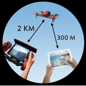 Parrot Bebop Drone Skycontroller Red