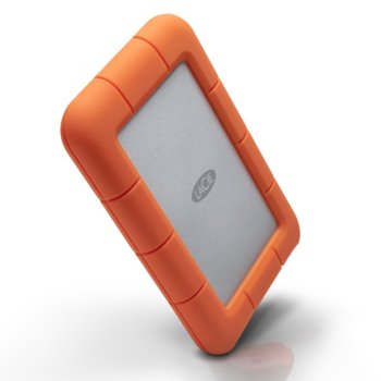 Твърд диск 1TB LaCie Rugged Mini (сребрист/оранжев), външен, 2.5" (6.35 cm), USB 3.0 | JAR Computers LaCie Rugged Mini USB 3.0 1TB 301558