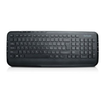 Delux KA160G+G23UF, Black, USB