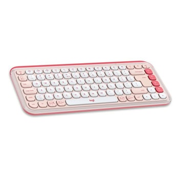 Logitech POP Icon Keys Rose & Off White US 920