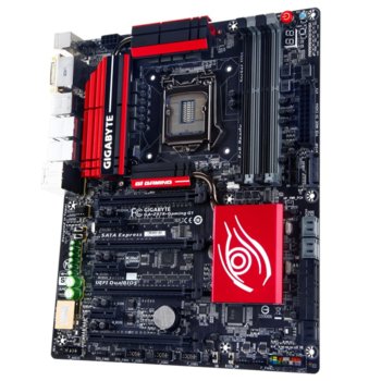 Дънна платка Gigabyte Z97X-Gaming G1, Z97, LGA1150, DDR3, PCI-E (DisplayPort&HDMI)(CF&SLi), 6x SATA 6Gb/s, 1x SATA Express, 6x USB 3.0, ATX | JAR Computers Gigabyte Z97X-Gaming G1
