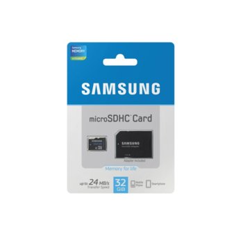 32GB microSDHC Samsung Standard Class6